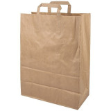 Sac cabas kraft brun 80 g/m² 32x16x44 cm