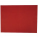 Set de table en papier rouge 30x40 cm