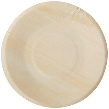 Assiette ronde bois 19cm