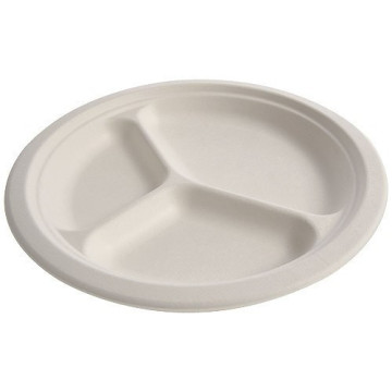 Assiette pulpe Ø 26 cm 3 compartiments