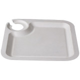 Assiette cocktail en pulpe Ø 21 cm