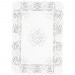 Dentelle rectangle en papier blanc 40x50 cm