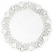 Dentelle ronde en papier blanc Ø 28 cm
