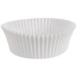 Caissette plissée ronde papier blanc n°1207