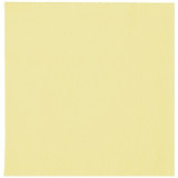 Serviette ouate jaune paille 2 plis 38x38 cm