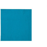 Serviette ouate bleu turquoise 2 plis 38x38 cm