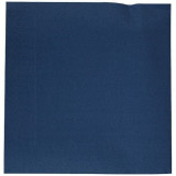 Serviette ouate bleu marine 2 plis 40x40 cm