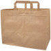 Sac cabas kraft brun 70 g/m² 32x20x23 cm