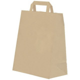 Sac cabas kraft brun 80 g/m² 26x14x32 cm
