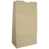 Sac SOS kraft brun 60g/m² 18x11x34 cm