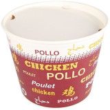 Pot chicken buket en carton décoré 85 oz