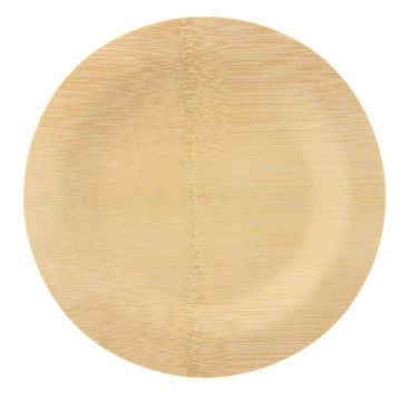 Assiette bambou ronde de 280mm de diamètre X400 (16X25)