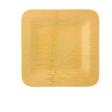 Assiette bambou carré 180x180mm X400 (16X25)