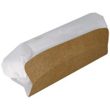 Fond carton sandwich kraft brun avec papier ingraissable