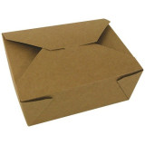 Boîtes "Firpack" bio en carton kraft brun d'une contenance de  1324 ML